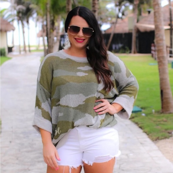 Jess Lea Durango Camo Lightweight Sweater - Picture 2 of 6